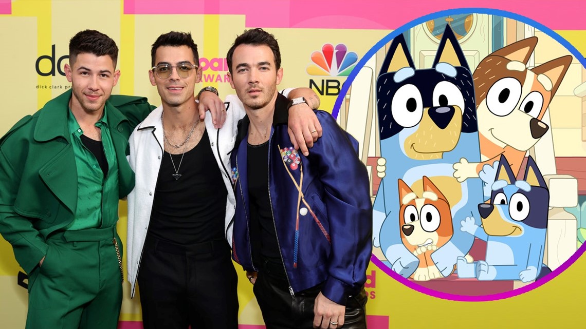 Jonas Brothers Go Full Dad Mode With Surprise Bluey Intro During