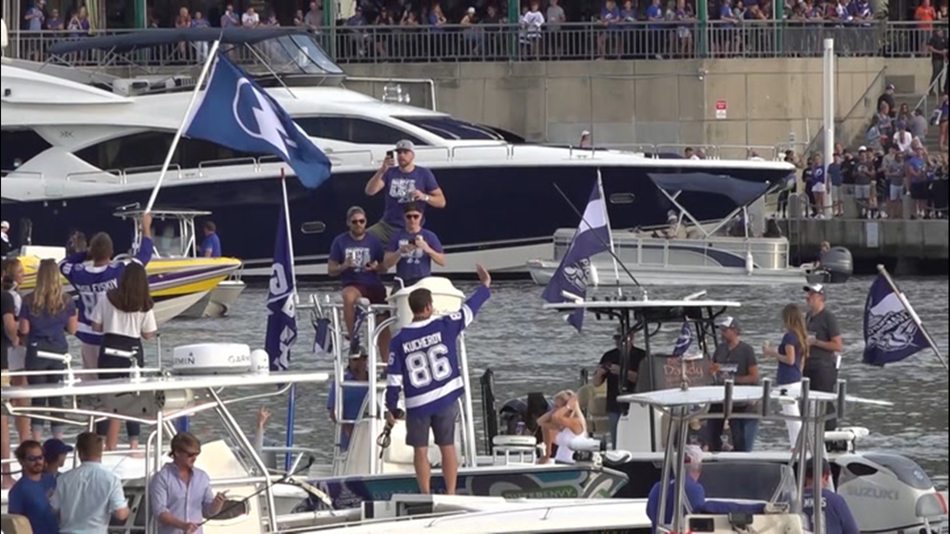 Photos: Tampa Bay Lightning championship boat parade