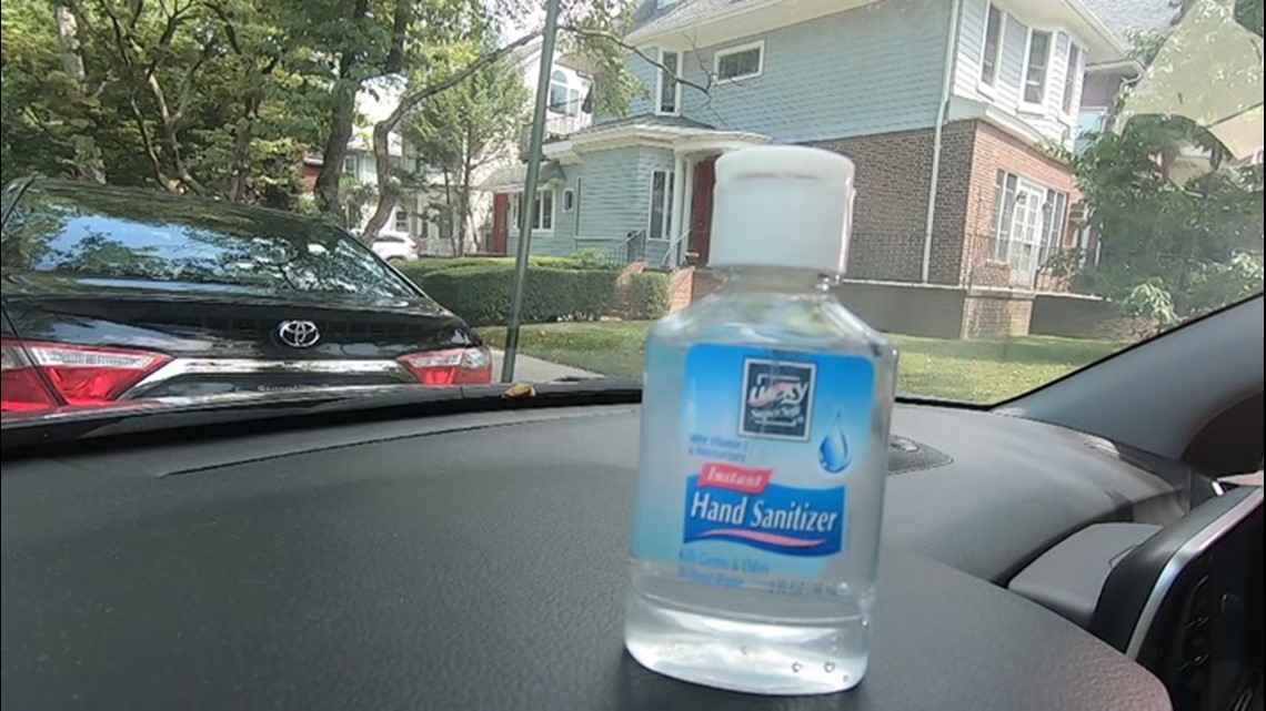 Hand sanitizer car safety | whas11.com