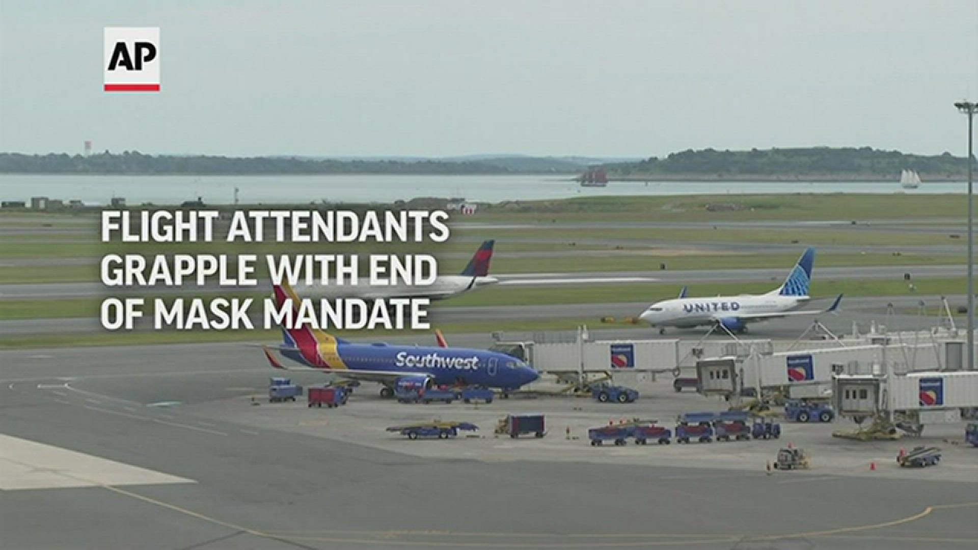 The president of the Association of Flight Attendants suggests the abrupt end to mask requirements on flights Monday caught passengers and crew off guard.