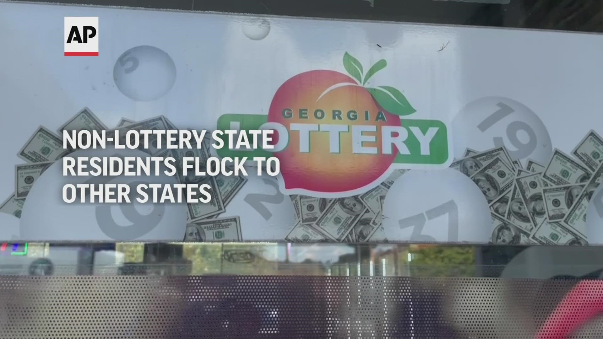 A mixture of reasons have kept the lottery away from 5 states, including objections from conservatives concerns and a desire not to compete with existing casinos.