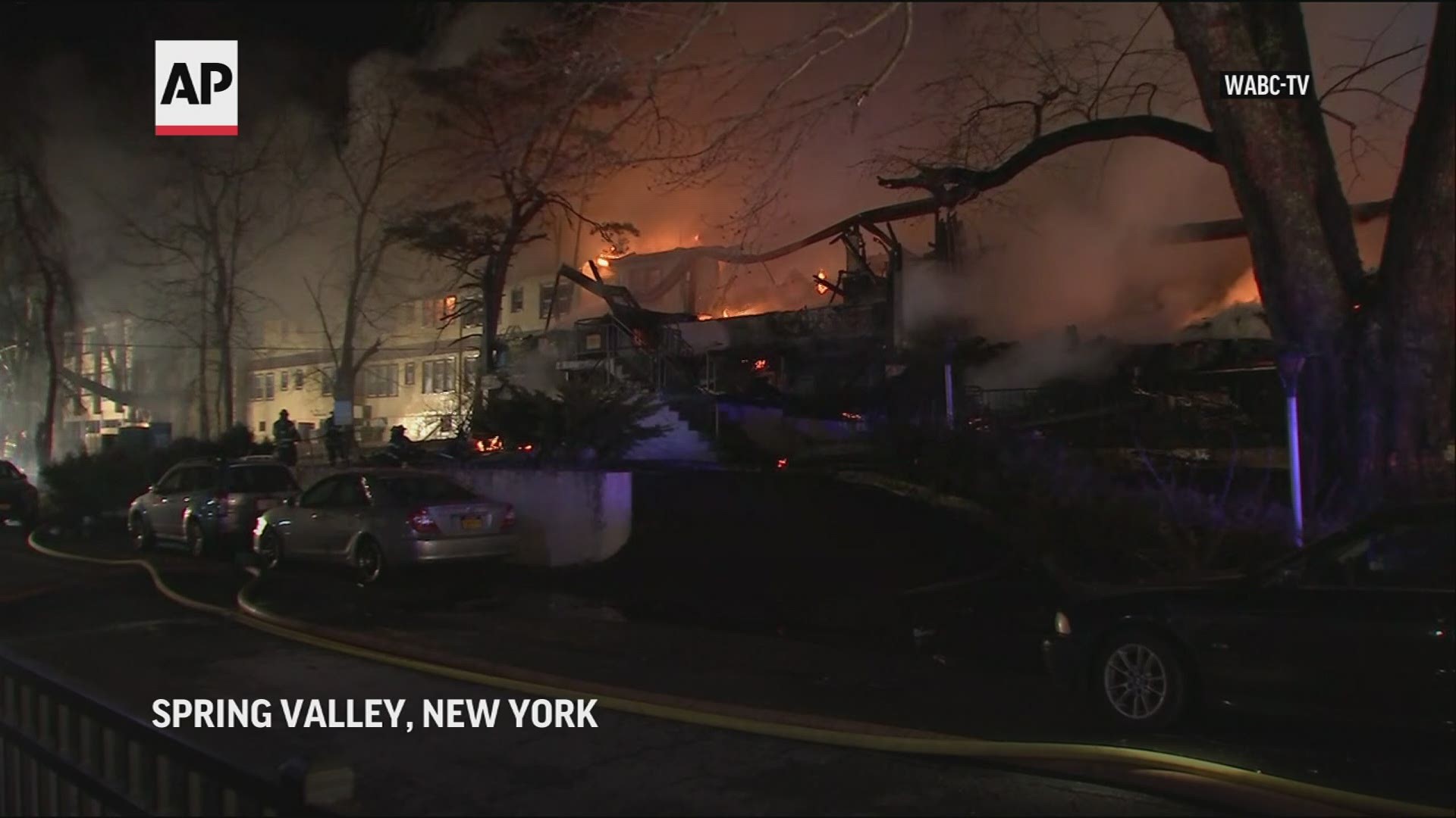 An early-morning fire at an assisted living facility in New York prompted the evacuation of residents and led to the partial collapse of the building.