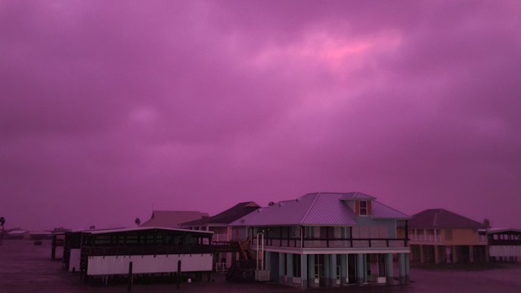 Why The Sky Turned Purple After Hurricane Delta Whas11 Com