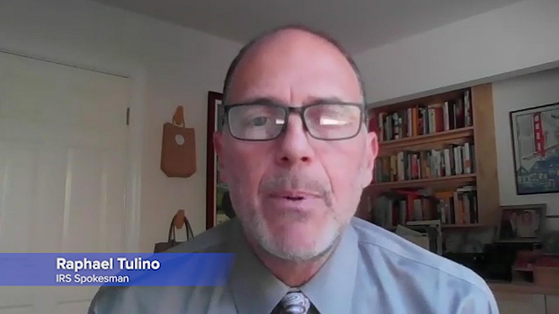 IRS spokesman Raphael Tulino explains the difference between the Economic Impact Payment (3rd stimulus check) and the Recovery Rebate Credit on a 2021 tax return.