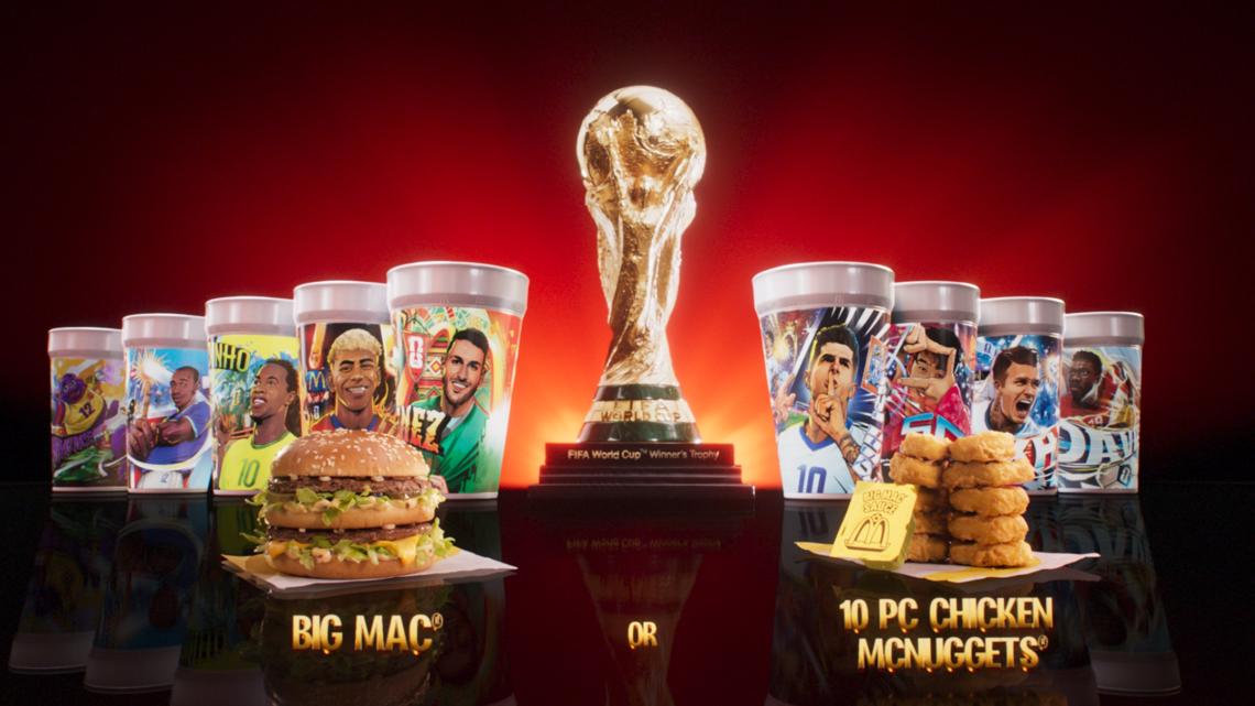 McDonalds FIFA World Cup 限定カップ 3個セット McDonald's announces collectible cups, toys for World Cup meals
