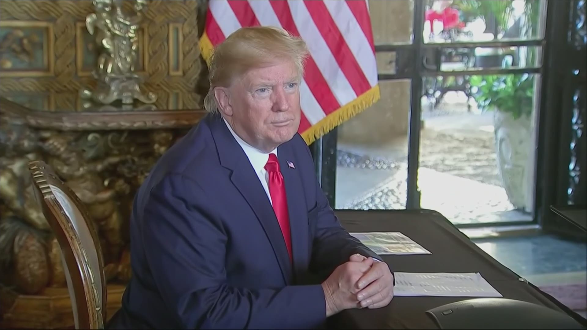 US President Donald Trump has talked down speculation that North Korea is planning a long range nuclear test. (Video: POOL via AP)