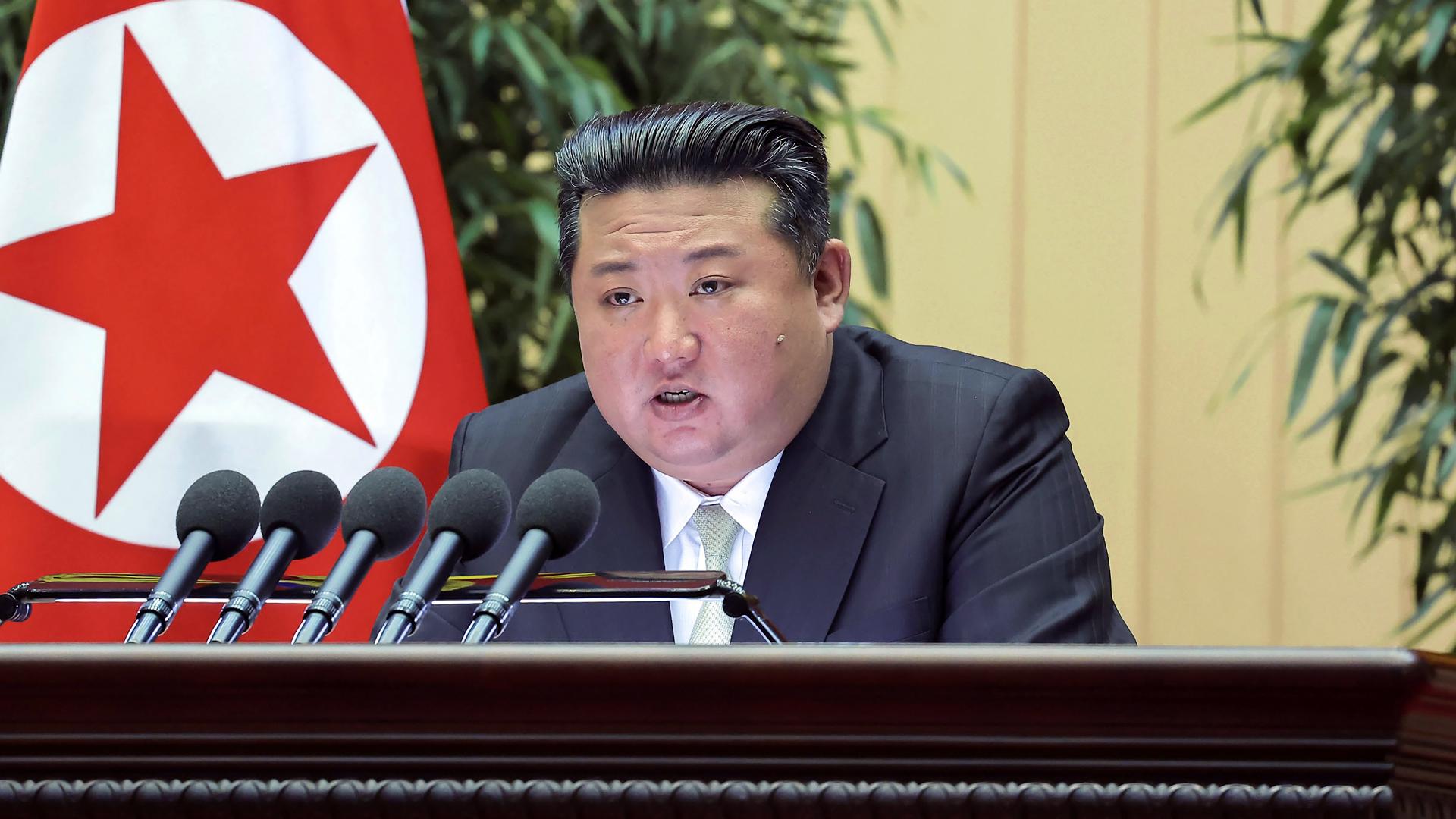 Kim Jong Un criticized the U.S. over its support of Ukraine against a prolonged Russian invasion and for updating its nuclear deterrence strategies with South Korea.