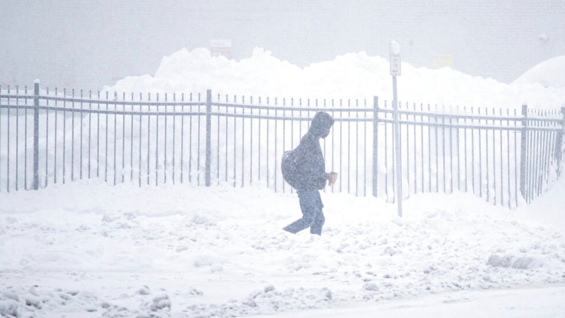 Buffalo snowstorm: Snow total at Bills stadium as tall as Josh