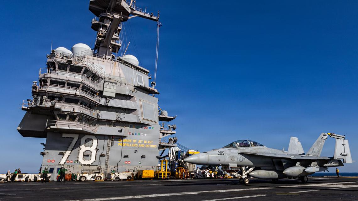 USS Gerald R. Ford reaches longest carrier deployment since Vietnam War