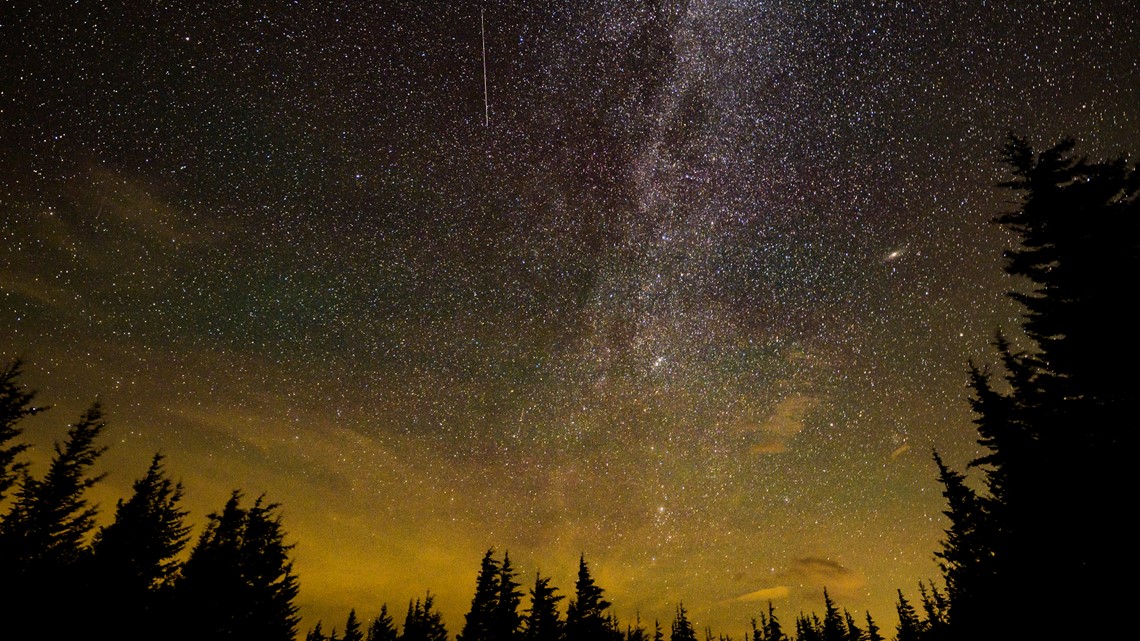 When does the Perseid meteor shower peak?