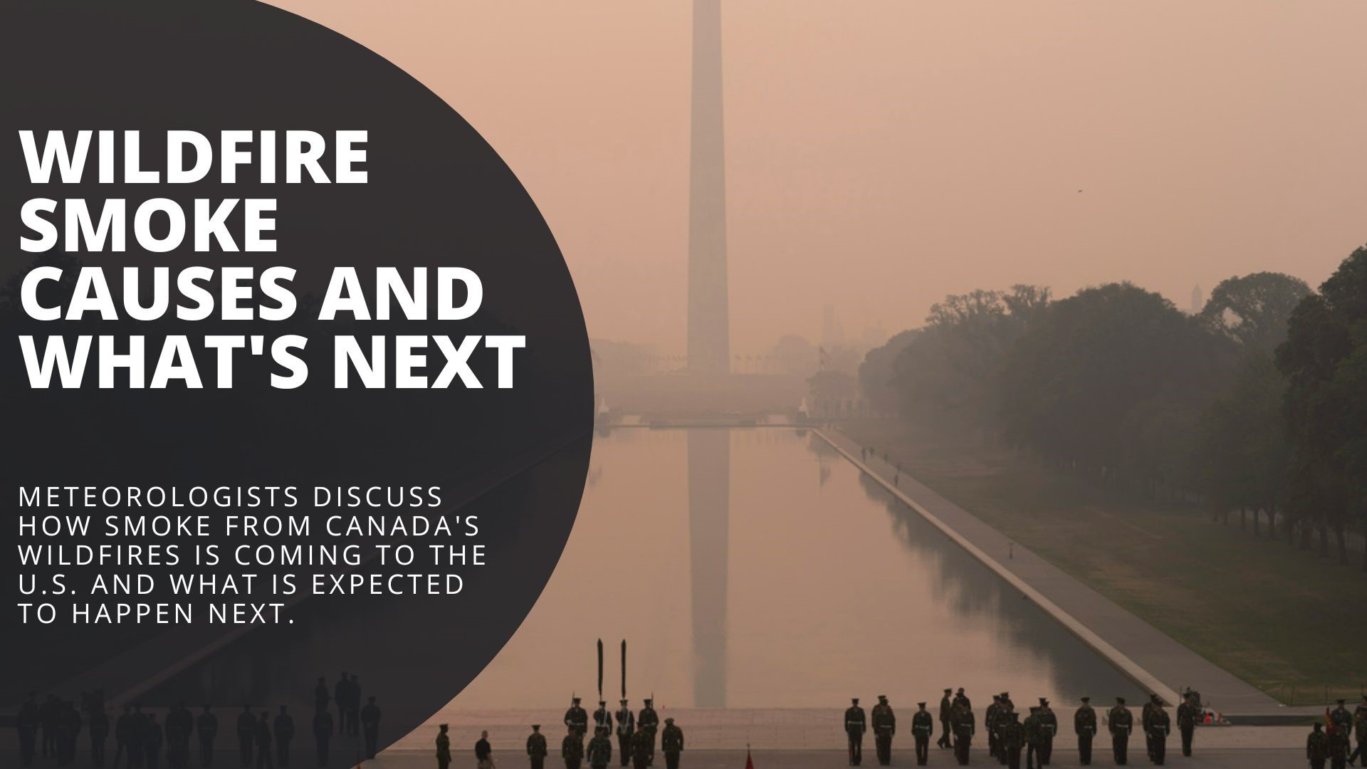 Meteorologists discuss the wildfire smoke creating air quality concerns in the U.S. and what's to come in the days ahead. Plus more on how they track the smoke.