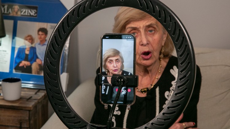 As a child, she survived the holocaust. Now, she's on TikTok