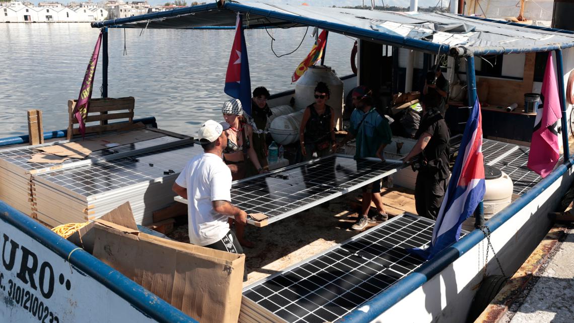 President Trump says he has 'no problem' with Russian oil tanker bringing relief to Cuba