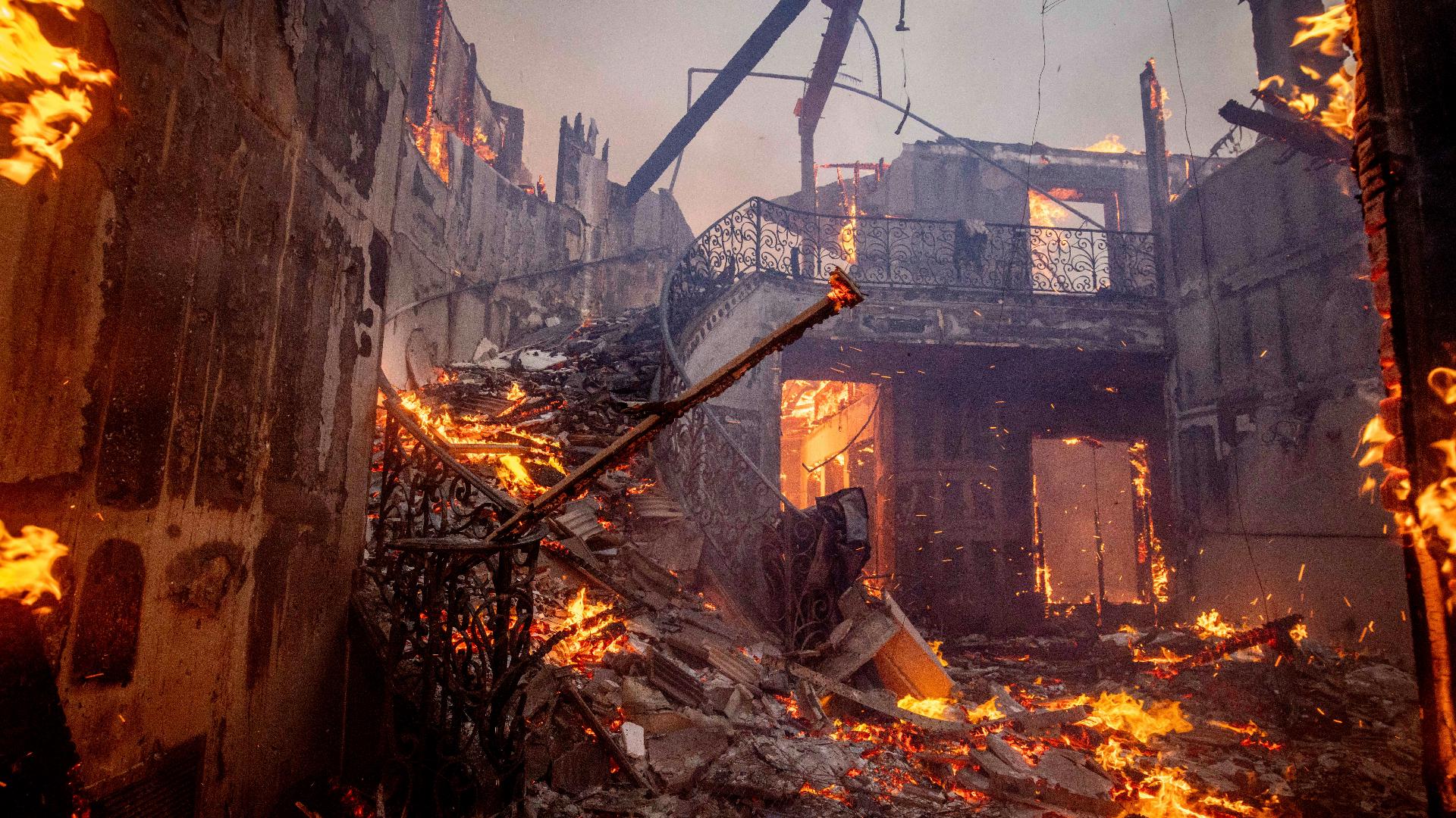 As officials provided an update on the fires, a new blaze broke out in the Hollywood Hills, and evacuation orders were also extended to Santa Monica.