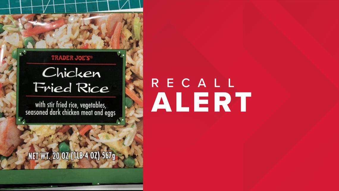 Trader Joe's frozen chicken fried rice products recalled due to possible glass contamination