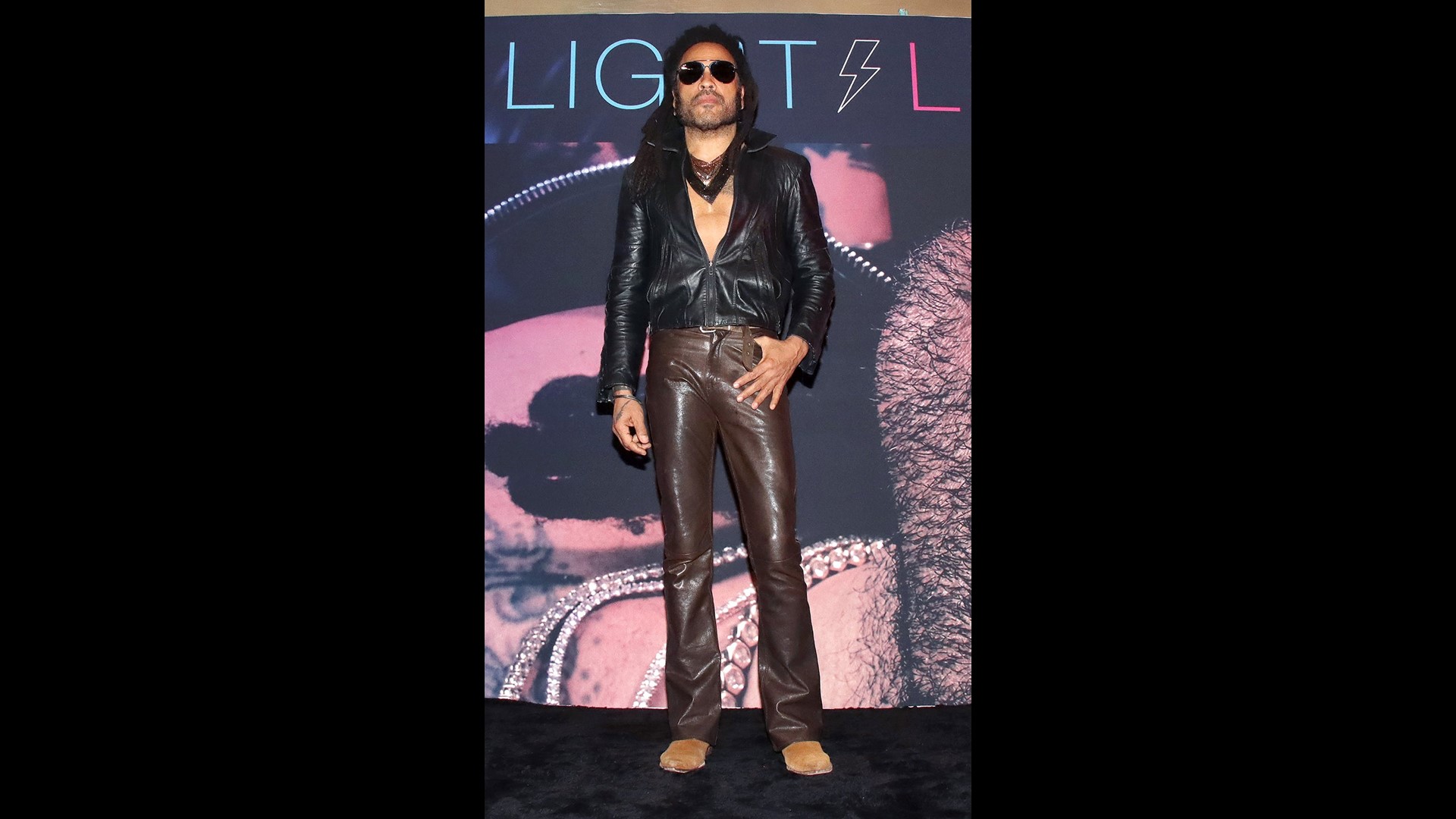 Lenny Kravitz Does Extreme Weight Workout in Leather Pants and Boots ...