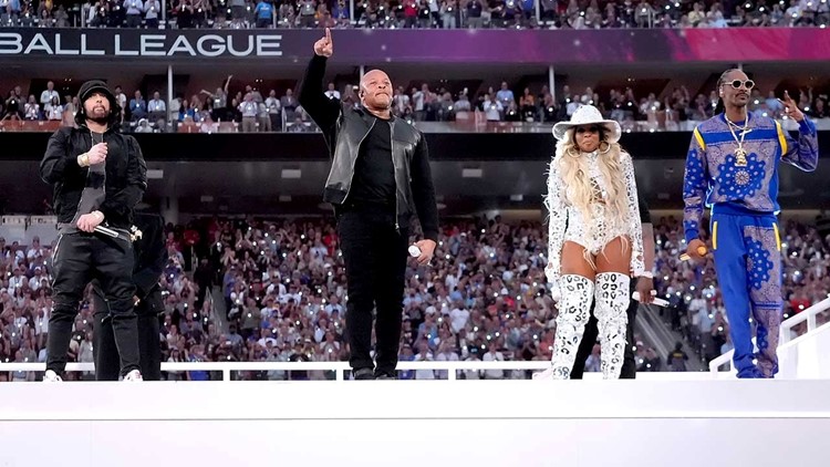 How Super Bowl halftime show celebrated LA, especially Compton