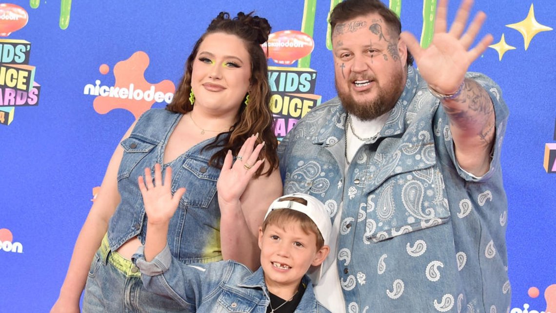 Jelly Roll Brings Daughter Bailee Ann and Son Noah Buddy to 2024 Kids ...