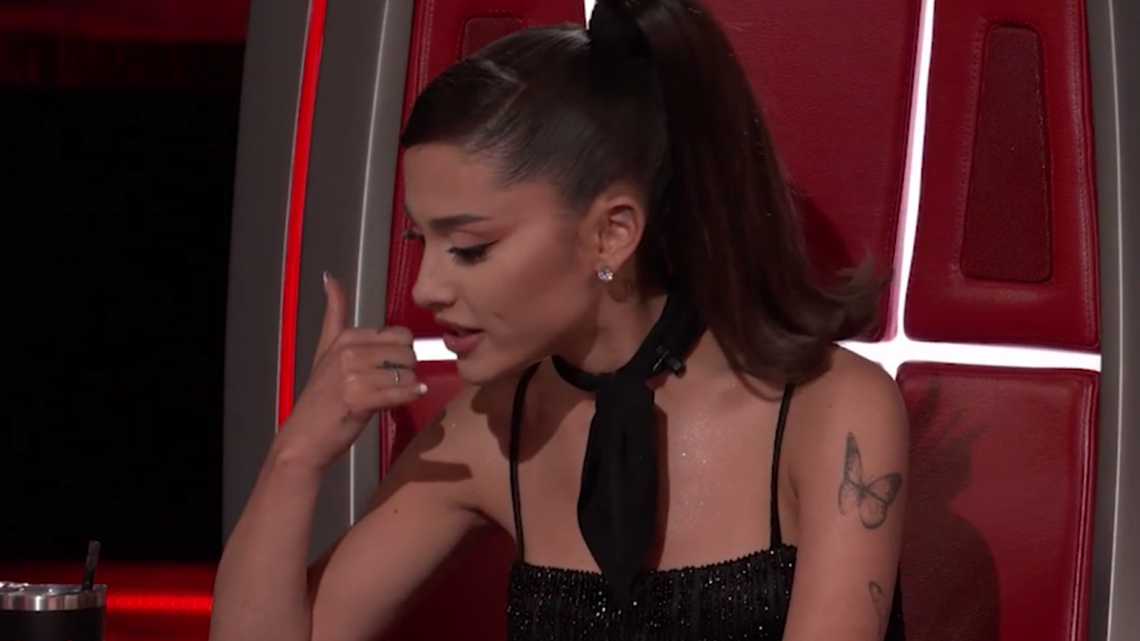 Ariana grande discount celine dion impression