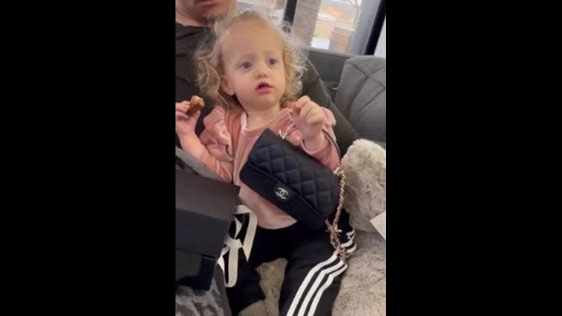 Pregnant Brittany Mahomes' Daughter Sterling Models a Mini Louis Vuitton  Purse in Adorable Photo