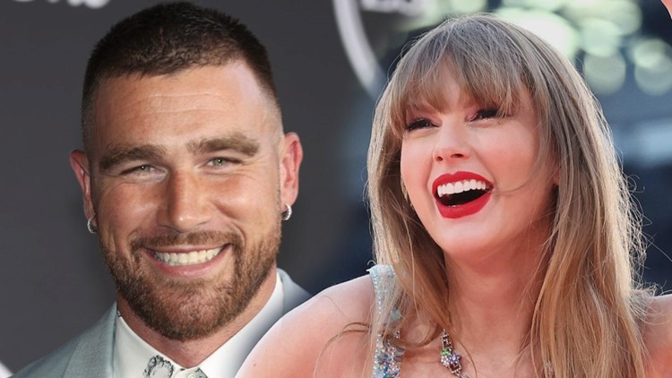 Travis Kelce Jams Out to Taylor Swift Song at 'New Heights' Live Show: 'One  of My Favorites' | whas11.com