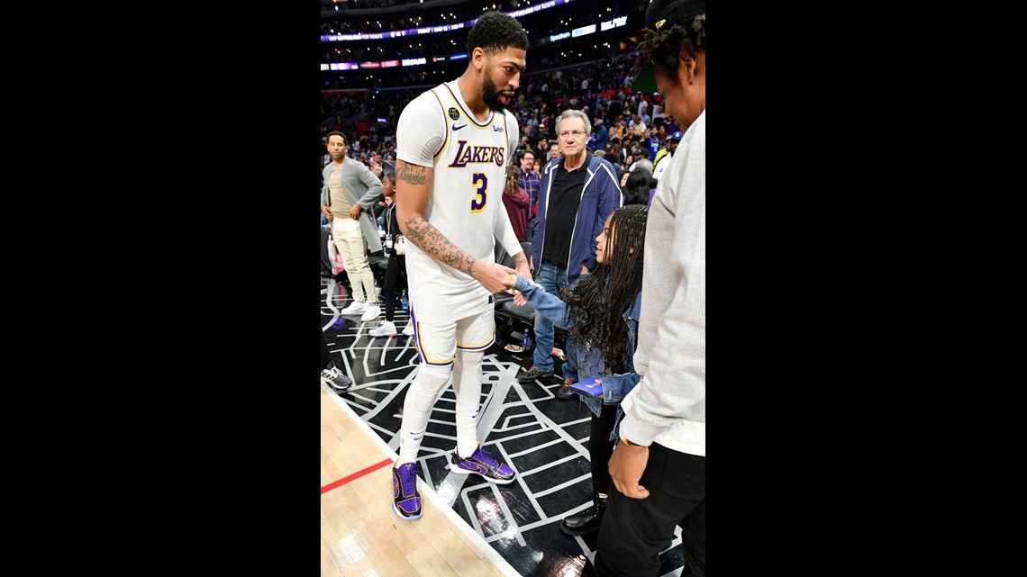 Blue Ivy Attends Lakers vs. Clippers Game with Father Jay-Z