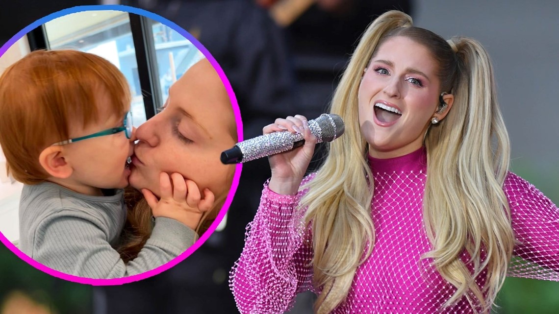 Meghan Trainor sings and dances to new song 'Mother' with son