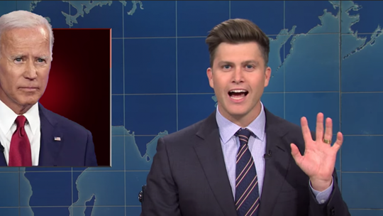 Colin Jost Debuts Wedding Ring on 'SNL' After Marrying ...