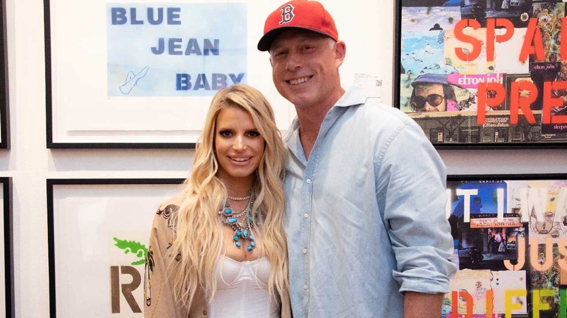 February 4, 2020, New York, New York, USA: Singer/actress/ personality JESSICA  SIMPSON with her family ERIC JOHNSON, BIRDIE MAE JOHNSON, ACE KNUTE JOHNSON  and MAXWELL DREW JOHNSON, where she promoted her new