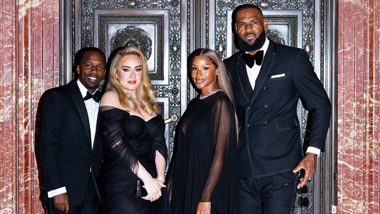 Adele and Rich Paul Have Date Night With LeBron James and Wife Savannah at Kevin  Love's Wedding: PICS | whas11.com