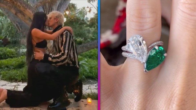 Machine Gun Kelly Says Megan Fox's Engagement Ring Was Designed to Hurt if She Takes it Off