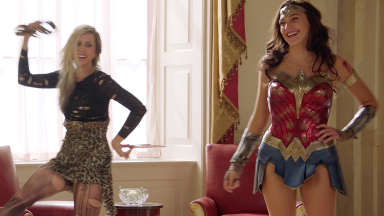 Go Behind The Scenes Of Wonder Woman 1984 With Gal Gadot And Kristen 