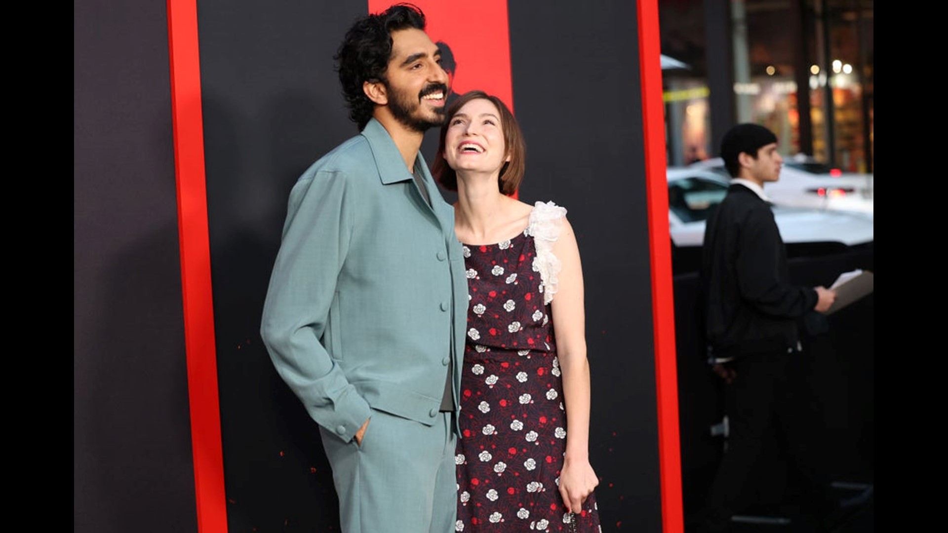 Dev Patel and Tilda CobhamHervey Make Their Red Carpet Debut After 7