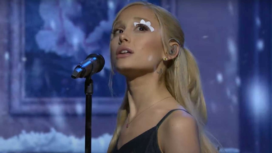 'SNL' Ariana Grande Delivers Stormy, Powerful Debut Performance of New