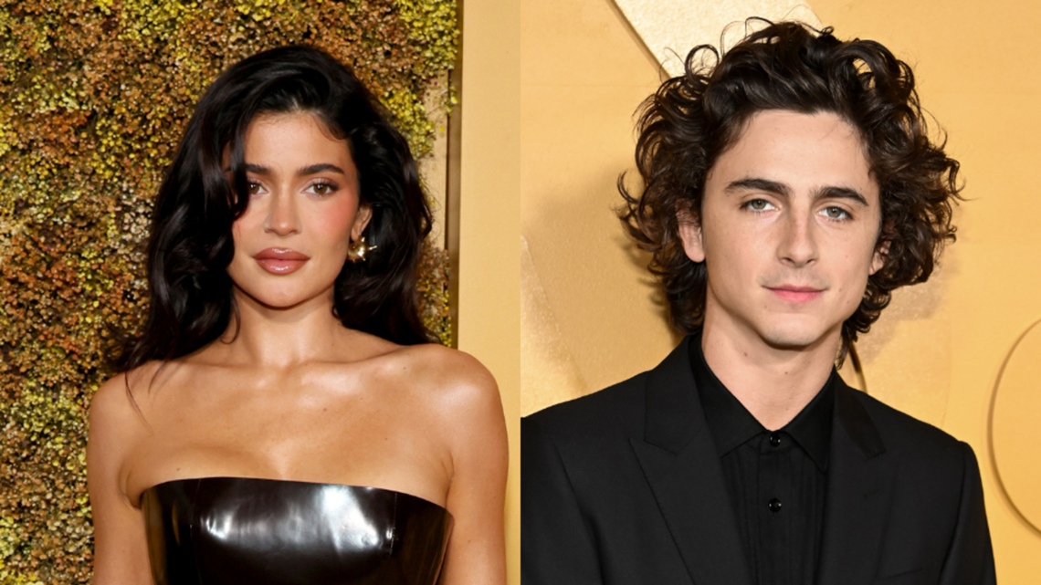 Kylie Jenner and Timoth e Chalamet Walk Red Carpet Separately at