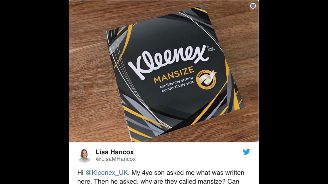 Kleenex To Rename Mansize Tissues To Extra Large Amid Complaints Of