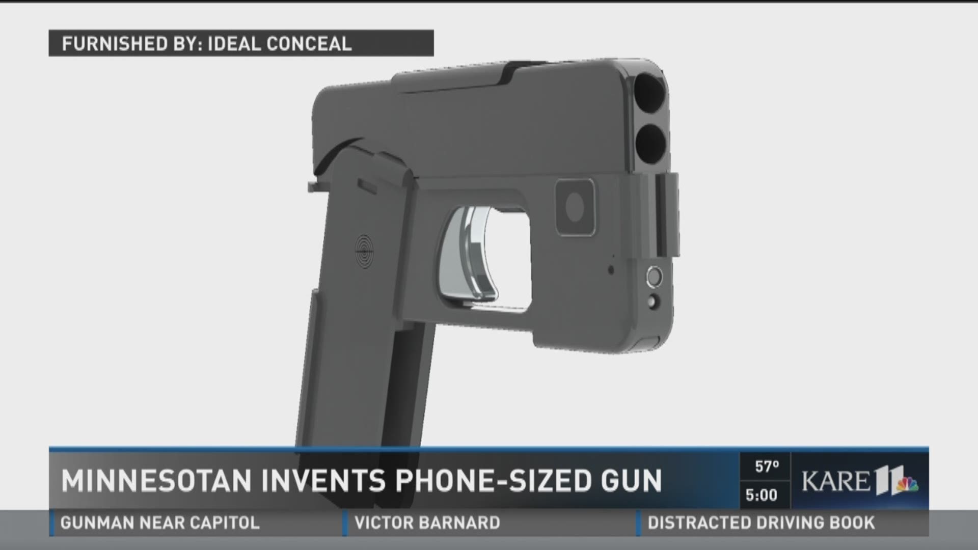 Minnesotan invents phone sized gun