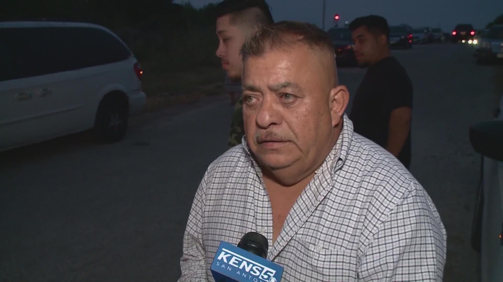 The man told KENS 5 he can't believe there were any survivors at all because of the intense heat and no water.