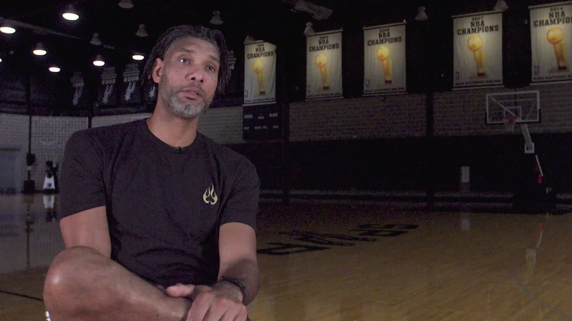 San Antonio Spurs great Tim Duncan reflects on his career ahead of his induction in the Naismith Basketball Hall of Fame.