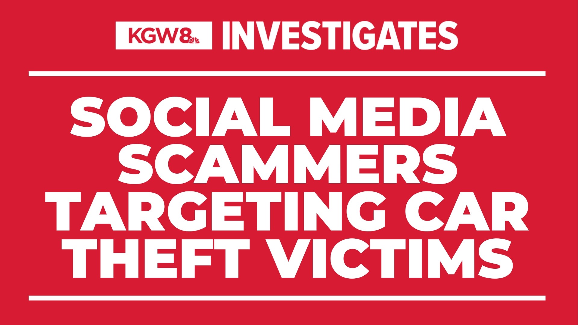Scammers use social media to prey on people who’ve had their cars stolen. Don't pay, because volunteers are willing to help for free.