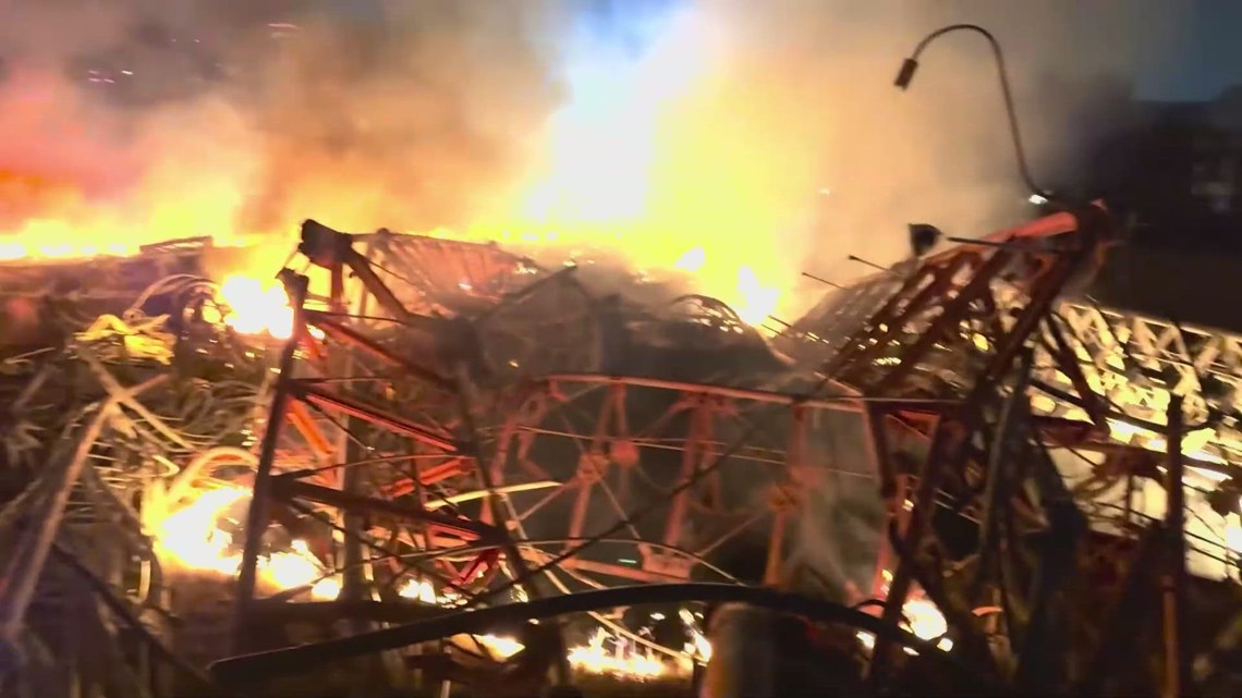 Helicopter crashes into Houston radio tower, killing 4, including child