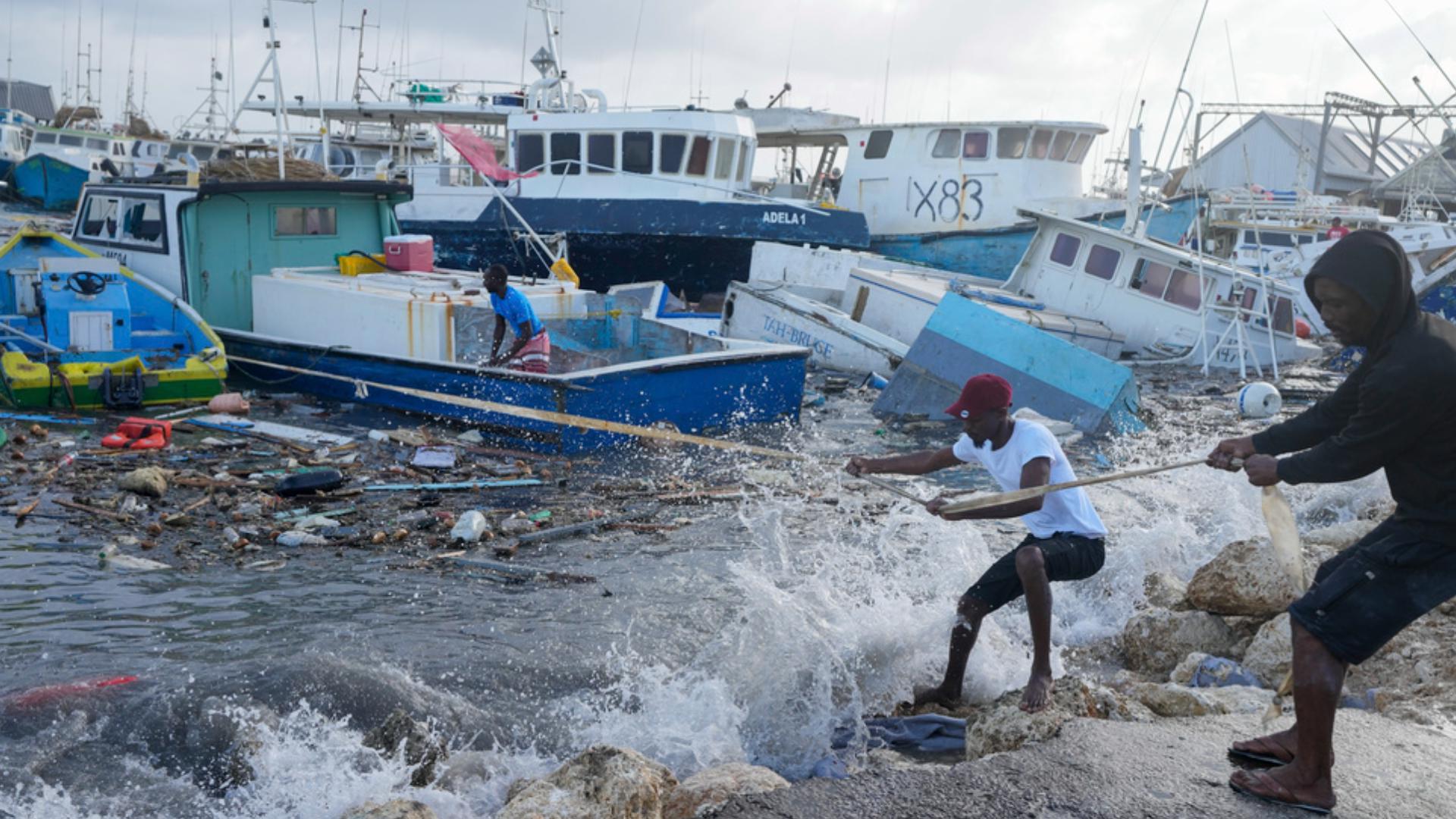 Officials say 98% of the buildings on Grenada have been damaged or destroyed.