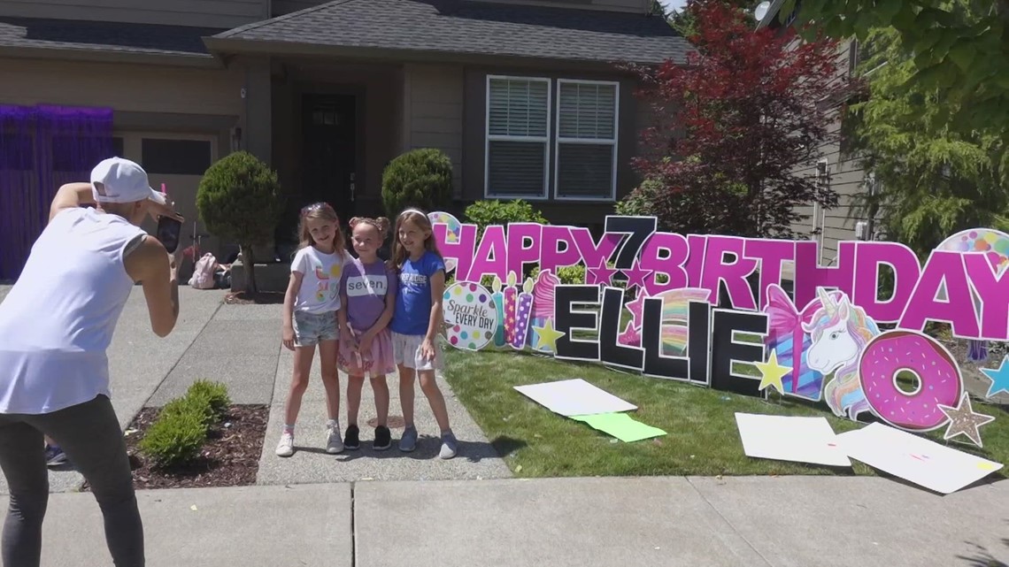 Neighbors throw 7-year-old, whose mother is battling aggressive cancer, a surprise party - Vimarsana News