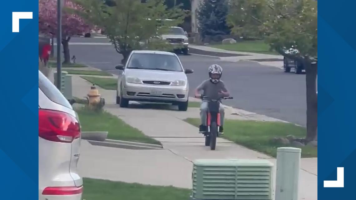 Driver arrested after allegedly hopping curb to chase child on a dirt bike in Washington