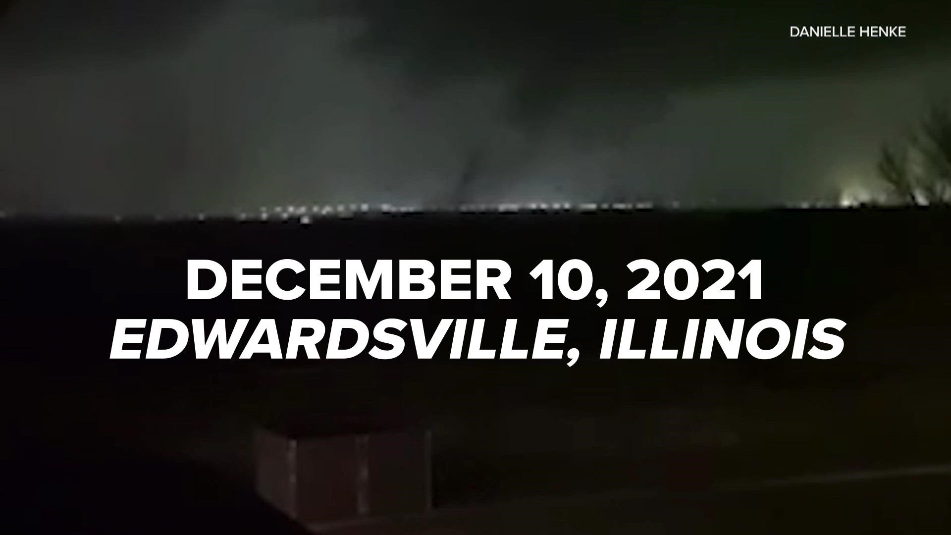 An Amazon warehouse collapsed during an EF-3 tornado in December 2021, killing six employees. Efforts are underway to strengthen codes, and buildings, in the future.