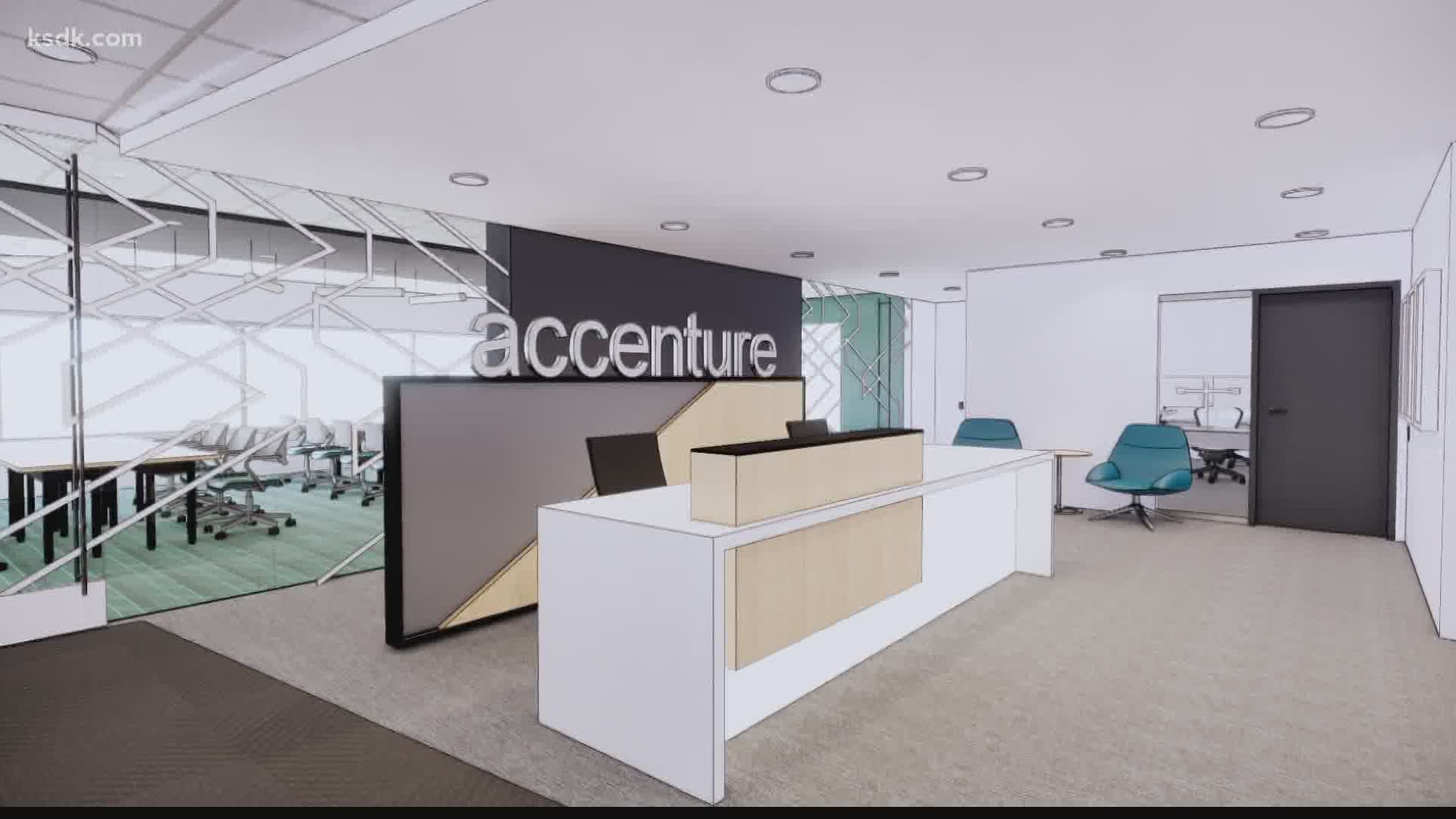 Accenture is making St. Louis a hub for its business.