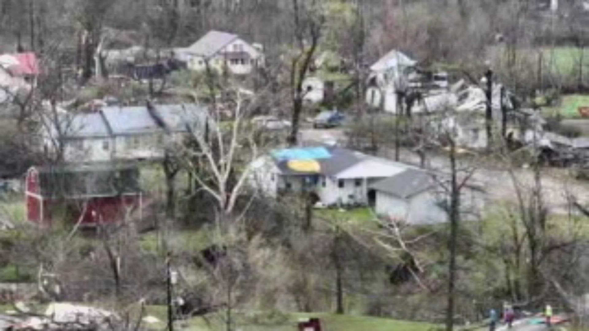 An Ef-2 tornado ripped through southeast Missouri on Wednesday. Five people were killed, and several others were injured.