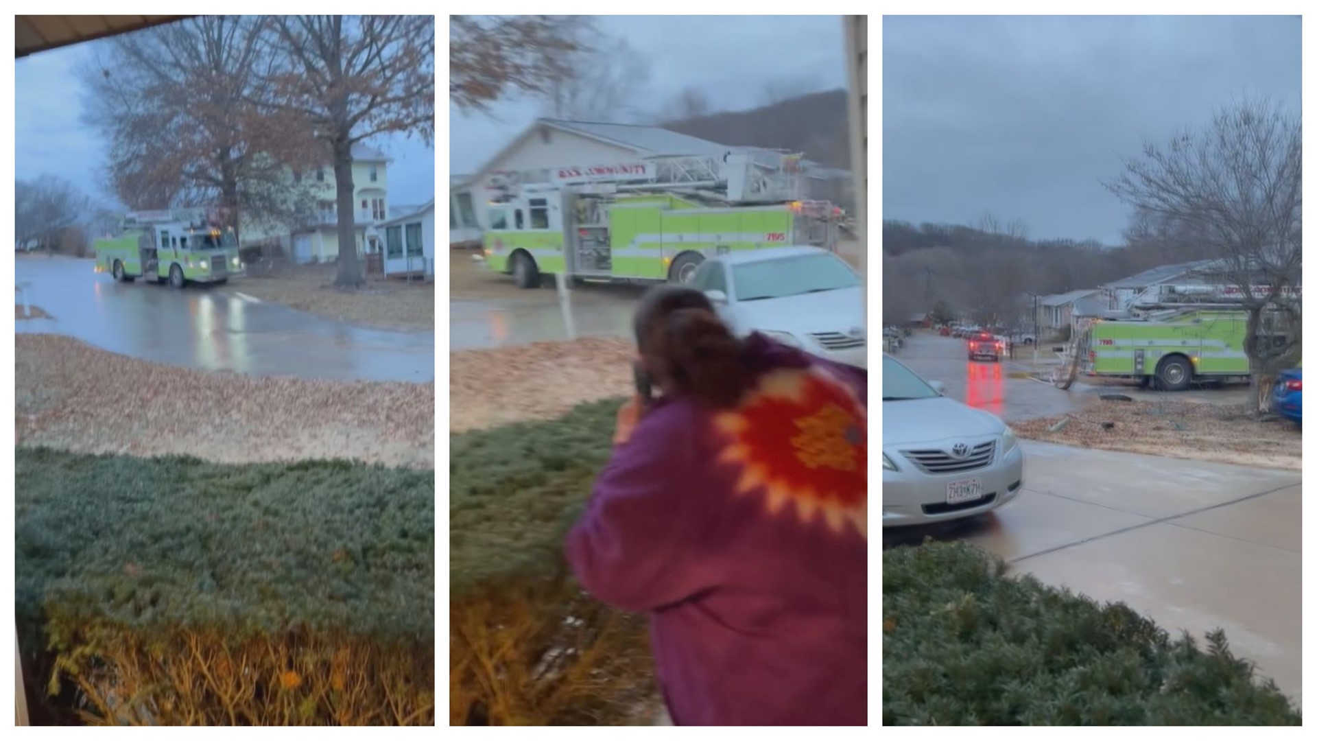 This crash happened around 5:30 a.m. near New Halls Ferry Road and North Broadway. The truck was not salting the roads at the time of the crash.