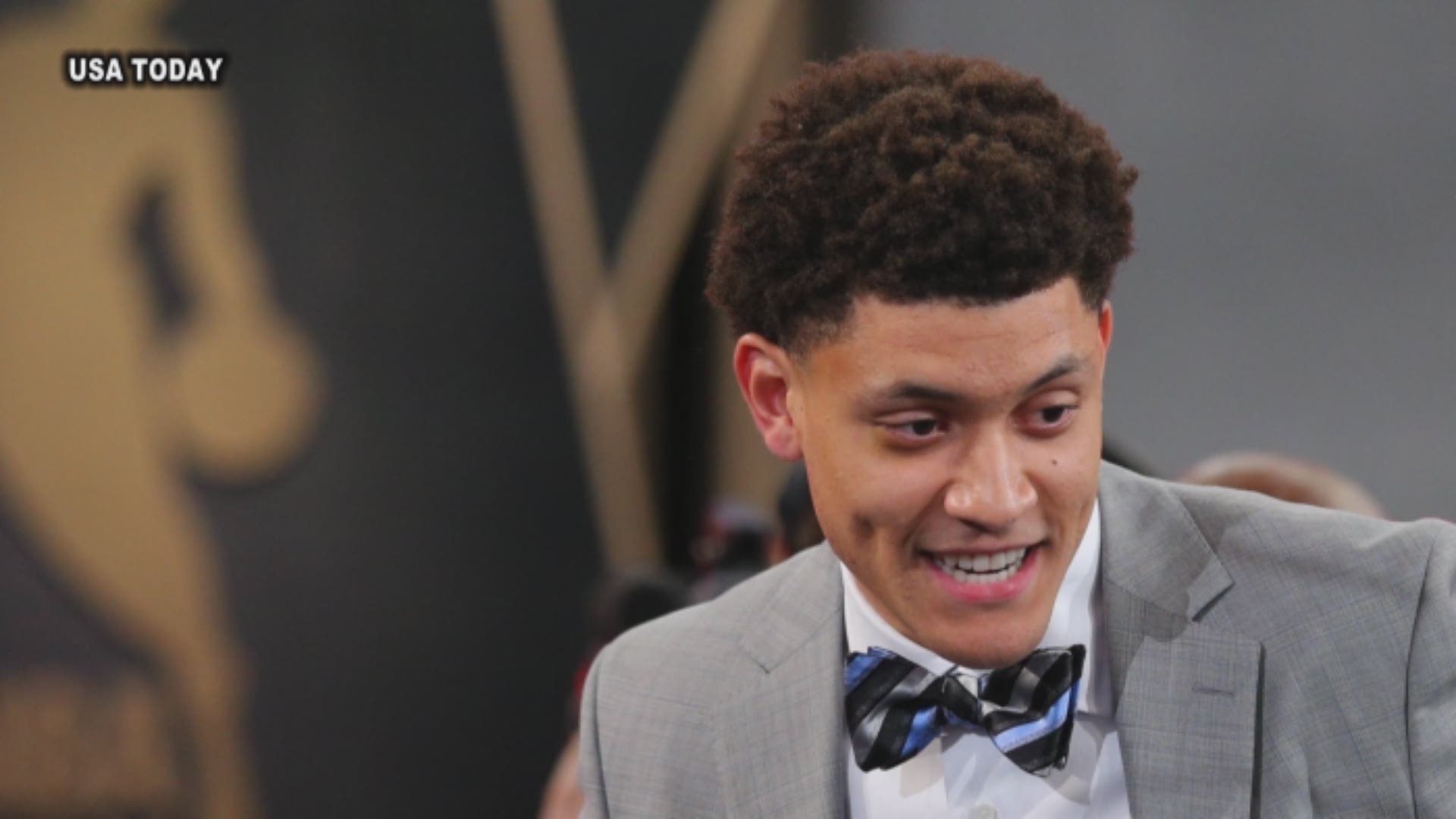 Justin Jackson, selected by the Kings with the 15th pick of the 2017 NBA Draft out of North Carolina, talks with the Sacramento media for the first time.