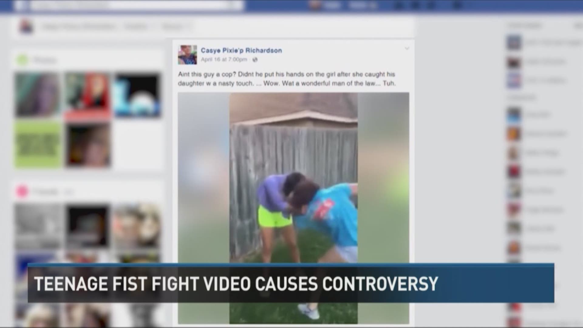 Teenage Fist Fight Video on Facebook Causes Controversy | whas11.com